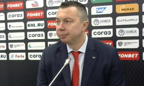 Наставник «Металлурга» высказался о матче с «Барысом» и отметил хоккеиста в его составе