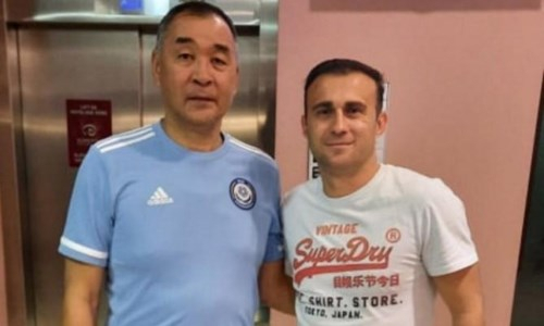 Экс-игрок Боснии и Герцеговины посетил сборную Казахстана ради встречи с Байсуфиновым, Куатом и Логвиненко. Фото