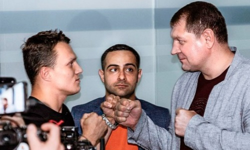Александр Емельяненко провел дуэль взглядов перед следующим боем. Фото