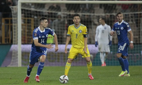 Тагыберген впервые вывел сборную Казахстана с капитанской повязкой