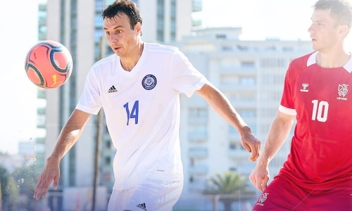 Сборная Казахстана по пляжному футболу выиграла второй матч промофинала Евролиги-2021