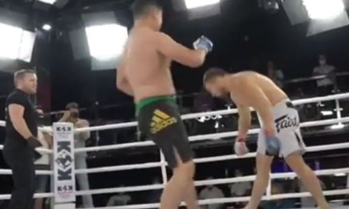 «Буквально „парализовал“ соперника». Брутальный нокаут казахстанского бойца за 30 секунд отметили за рубежом