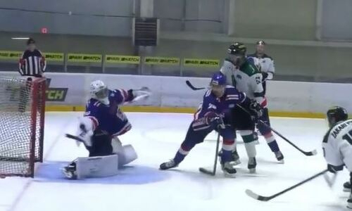 Невероятный сейв совершил голкипер в матче чемпионата Казахстана. Видео