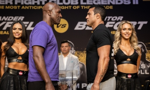 Холифилд прошел взвешивание перед боем и оказался значительно тяжелее своего соперника