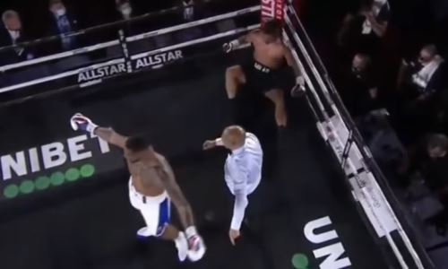 Олимпийский чемпион мастерским апперкотом «удосрочил» оппонента. Видео