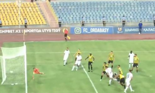Опубликован видеообзор матча Премьер-Лиги «Ордабасы» — «Кайрат» 2:1