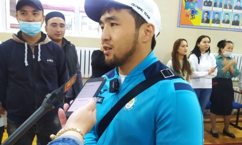 Призер Олимпиады в Токио напутствовал молодых спортсменов в Караганде