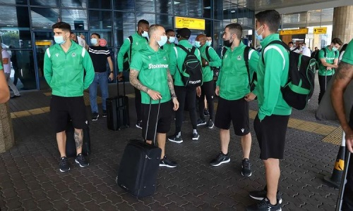 «Омония» прибыла в Алматы на матч с «Кайратом»