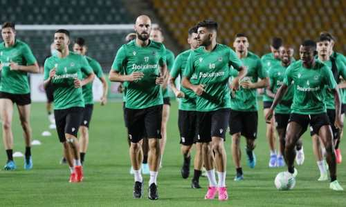 «Омония» провела первую тренировку в Алматы перед матчем с «Кайратом». Фото