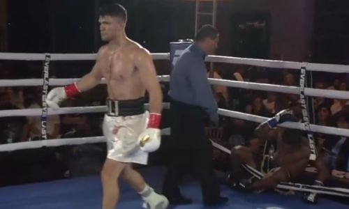 Видео первого боя Али Ахмедова после нокаута, или Как казахстанец потушил Сегарру