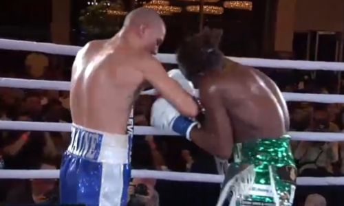 «Преемник Головкина» устроил избиение сопернику и оформил 20-й нокаут в карьере