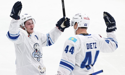 Форвард «Барыса» забил ЦСКА и набрал очки в седьмом матче КХЛ подряд. Видео