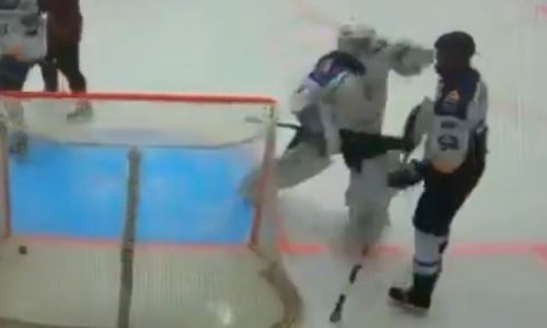 Появилось официальное объяснение резонансному эпизоду в казахстанском хоккее. Видео