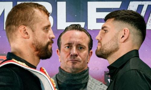 Уроженец Казахстана встретился лицом к лицу с соперником перед боем за титул чемпиона мира