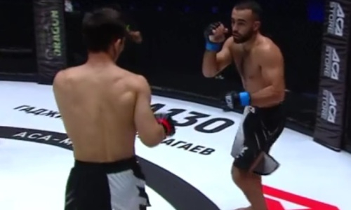 Казахстанский боец зверски нокаутировал российского «Хищника» на АСА 129