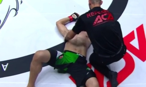 Видео брутального нокаута казахстанского бойца на АСА 129