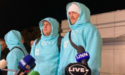 Усик вернулся в Украину после победы над Джошуа и сделал заявление. Фото и видео