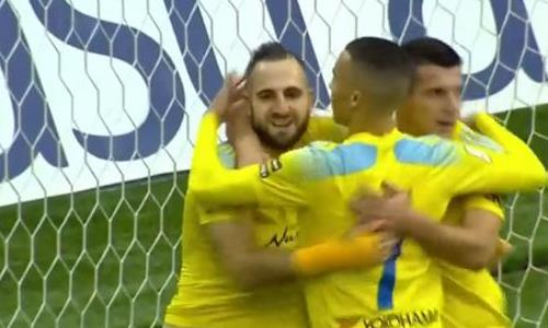 Видео гола Барсегяна матча Премьер-Лиги «Астана» — «Тараз»