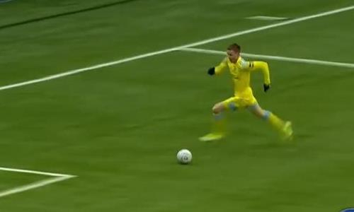 Видео второго гола Томасова матча Премьер-Лиги «Астана» — «Тараз»