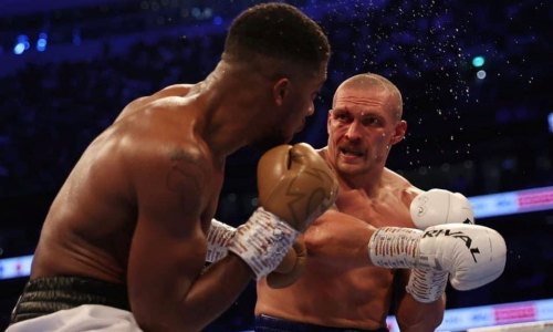 «Хочется набить морду Фьюри». Александр Усик провел пресс-конференцию после победы над Джошуа