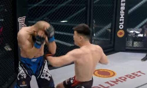 Видео быстрого нокаута, или Как Муратбек Касымбай пробил насквозь «Кровопускателя»