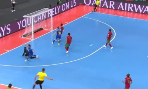 Закончился первый тайм полуфинала Португалия — Казахстан на ЧМ-2021 по футзалу