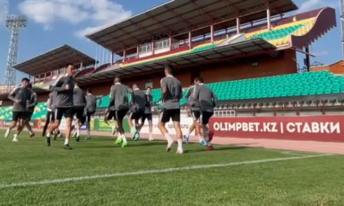 «Тобол» показал видео очередной тренировки в Костанае
