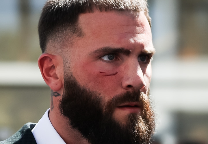 «Канело» нанес Планту рассечение во время потасовки на пресс-конференции. Фото