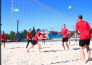 Футболисты клуба КПЛ сыграли в пляжный волейбол. Фото