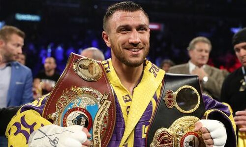 Появилось видео эмоциональной реакции Ломаченко на победу Усика