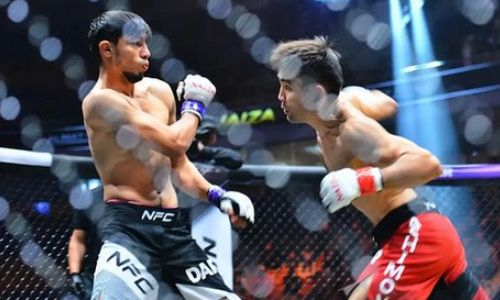 Казахские бойцы Ашимов и Разгалиев разнесли соперников в первых раундах боев NFC 34