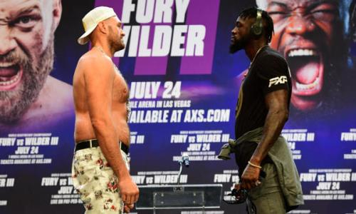 Фьюри забавно потроллил Уайлдера во время пресс-конференции