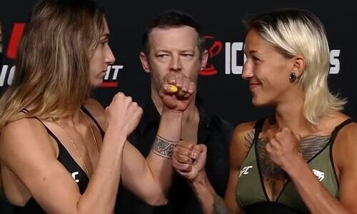 Мария Агапова провела битву взглядов с «Колумбийской королевой» перед своим возвращением в UFC. Видео