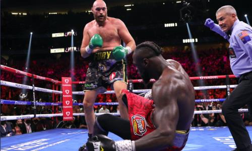 Видео полного третьего боя Фьюри — Уайлдер за титул WBC с четырьмя нокдаунами и нокаутом