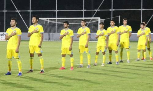 Завершился первый тайм матча Казахстан — Турция в отборе на молодежный ЕВРО-2023