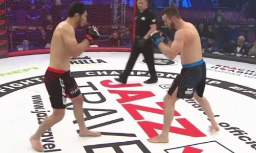 Видео победного боя Даурена Ермекова против россиянина с рекордом 7-0