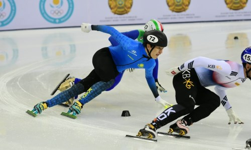 Сборная Казахстана прибыла в Китай для участия в первом этапе Кубка мира по шорт-треку
