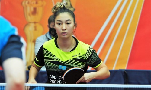 Казахстанцы успешно преодолели предварительный раунд турнира по настольному теннису в России