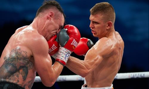 Разгромом завершился бой непобеждённого нокаутера из Украины в весе Головкина. Видео