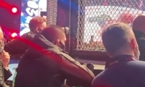 Эмоции Хабиба Нурмагомедова после яркой победы Федора Емельяненко попали на видео