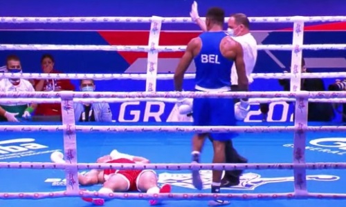 Узбекского боксера начисто вырубили на чемпионате мира в Белграде. Видео нокаута
