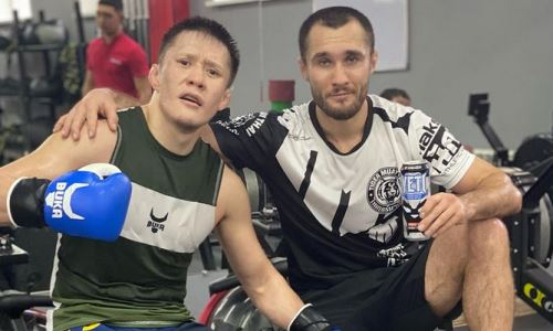 Казахстанские бойцы из UFC тренируются с Дастином Порье