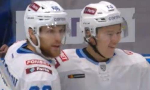 Видео голов матча КХЛ «Адмирал» — «Барыс» 1:4