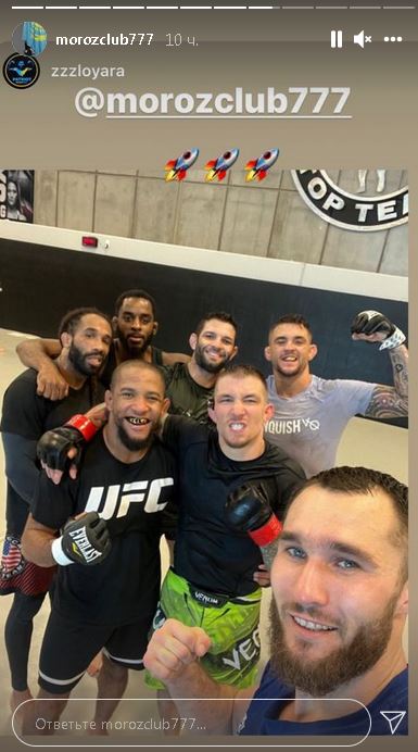 Казахстанские бойцы из UFC тренируются с Дастином Порье