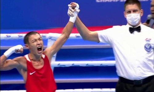 Назван определяющий момент в первой победе Казахстана в финале ЧМ-2021 по боксу