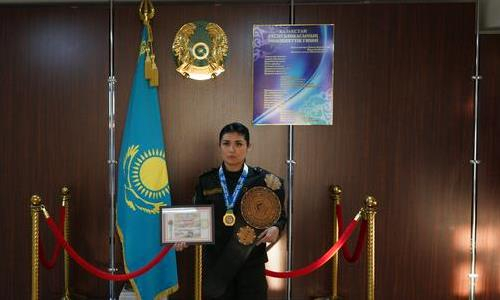 Девушка-полицейский из Костаная выиграла открытый чемпионат Азии по единоборствам