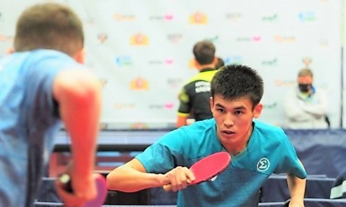 Казахстанская сборная по настольному теннису практикуется в Австрии