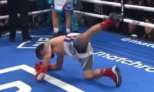 Соперник чемпиона мира из Узбекистана устроил комичное шоу после боя. Видео