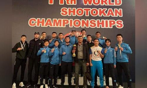 Казахстанские каратисты вернулись с медалями с чемпионата мира
