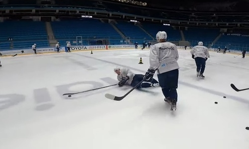 «Все по воробьям». «Торпедо» показал видео забавной тренировки перед матчем с «Барысом»